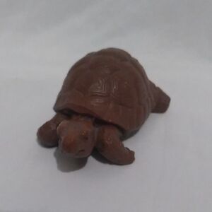 Red Hill MFG Vintage Faux Wood Brown Tortoise Figurine (S1)